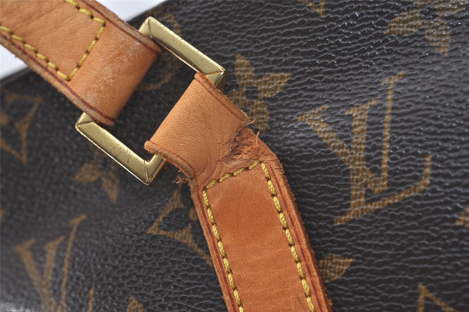 Authentic Louis Vuitton Monogram Cabas Piano Shoulder Tote Bag M51148 Junk 3753J