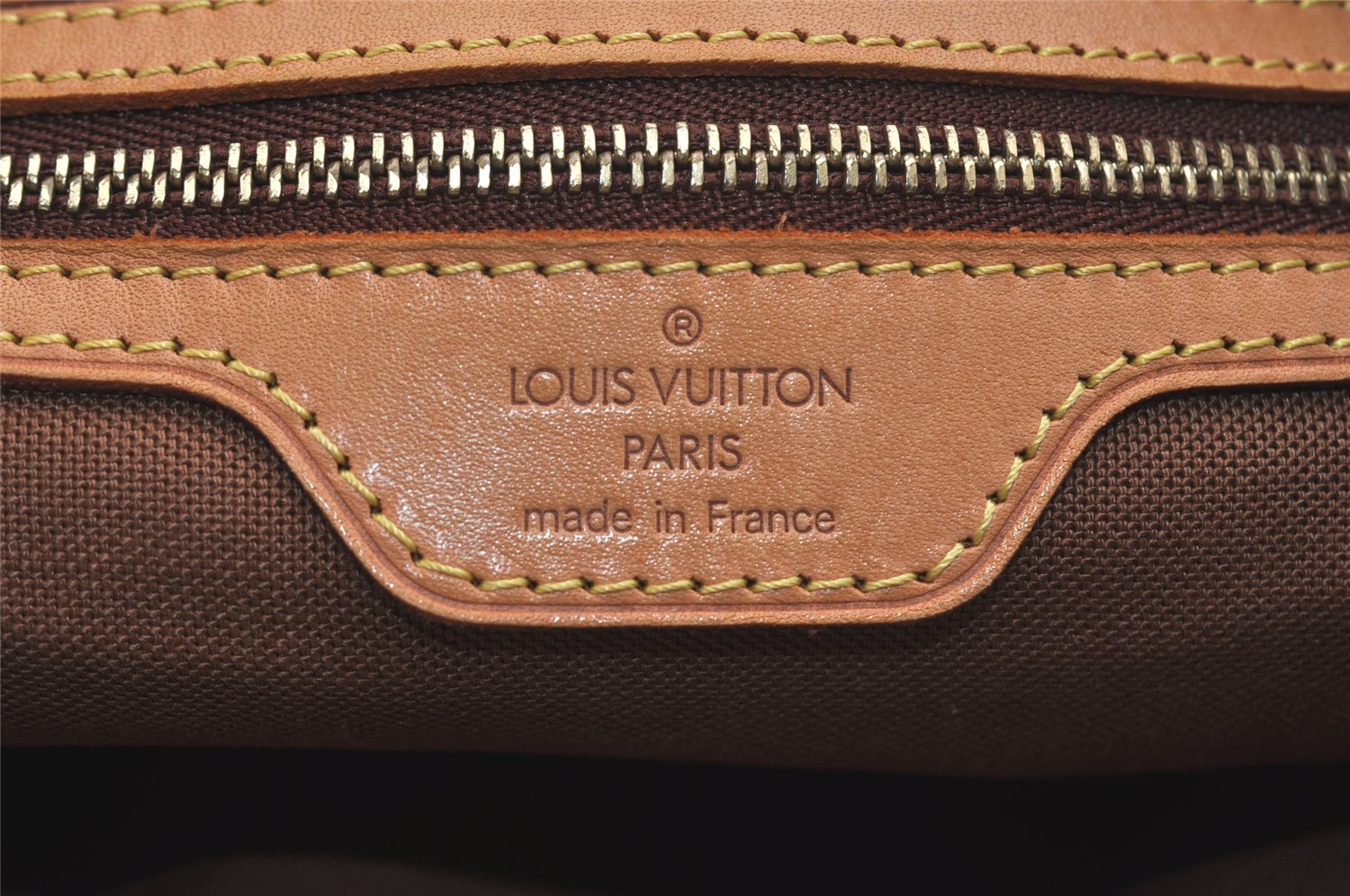 Authentic Louis Vuitton Monogram Cabas Piano Shoulder Tote Bag M51148 Junk 3753J