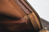 Authentic CELINE Macadam Blason Pattern Hand Boston Bag PVC Leather Brown 3753K