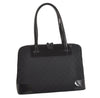 Authentic GUCCI Vintage Shoulder Tote Bag GG Canvas Enamel 0021122 Black 3754J