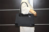 Authentic GUCCI Vintage Shoulder Tote Bag GG Canvas Enamel 0021122 Black 3754J