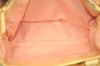 Authentic CELINE Boogie Bag C Macadam Blason Hand Bag Canvas Leather Pink 3754K