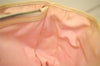 Authentic CELINE Boogie Bag C Macadam Blason Hand Bag Canvas Leather Pink 3754K