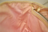 Authentic CELINE Boogie Bag C Macadam Blason Hand Bag Canvas Leather Pink 3754K