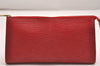 Authentic Louis Vuitton Epi Pochette Accessoires Pouch M5298M Red LV Junk 3755J