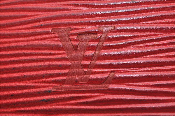 Authentic Louis Vuitton Epi Pochette Accessoires Pouch M5298M Red LV Junk 3755J
