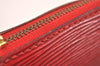 Authentic Louis Vuitton Epi Pochette Accessoires Pouch M5298M Red LV Junk 3755J