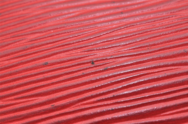 Authentic Louis Vuitton Epi Pochette Accessoires Pouch M5298M Red LV Junk 3755J