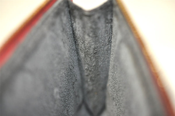 Authentic Louis Vuitton Epi Pochette Accessoires Pouch M5298M Red LV Junk 3755J