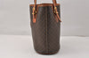 Authentic CELINE Macadam Blason Shoulder Hand Bag PVC Leather Brown 3755K