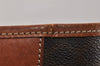 Authentic CELINE Macadam Blason Shoulder Hand Bag PVC Leather Brown 3755K