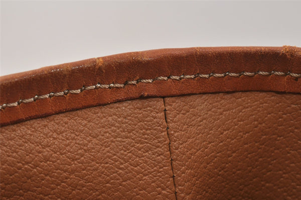 Authentic CELINE Macadam Blason Shoulder Hand Bag PVC Leather Brown 3755K