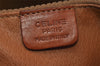 Authentic CELINE Macadam Blason Shoulder Hand Bag PVC Leather Brown 3755K