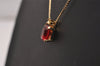 Authentic Christian Dior Gold Tone Chain Pendant Necklace CD 3757J