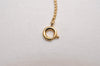 Authentic Christian Dior Gold Tone Chain Pendant Necklace CD 3757J