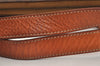 Authentic CELINE Macadam Blason Pattern Hand Tote Bag PVC Leather Brown 3757K