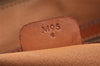 Authentic CELINE Macadam Blason Pattern Hand Tote Bag PVC Leather Brown 3757K
