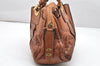 Authentic Chloe Vintage Eloise Shoulder Hand Bag Leather Brown 3758K