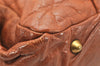 Authentic Chloe Vintage Eloise Shoulder Hand Bag Leather Brown 3758K