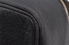 Authentic CHANEL Caviar Skin Vanity Cosmetic Bag Purse Black CC 3760J