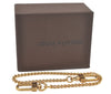 Authentic Louis Vuitton Chain Strap Gold 13.0" LV Box 3760L