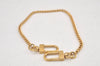 Authentic Louis Vuitton Chain Strap Gold 13.0" LV Box 3760L