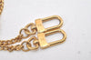 Authentic Louis Vuitton Chain Strap Gold 13.0" LV Box 3760L