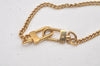 Authentic Louis Vuitton Chain Strap Gold 13.0" LV Box 3760L