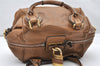 Authentic Chloe Paddington Leather Shoulder Hand Bag Purse Brown Junk 3761K