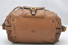 Authentic Chloe Paddington Leather Shoulder Hand Bag Purse Brown Junk 3761K