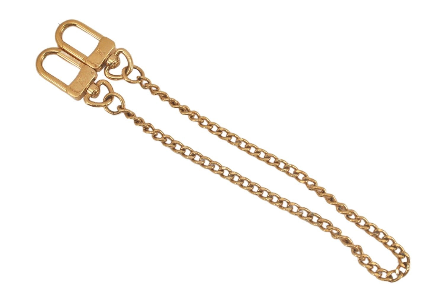 Authentic Louis Vuitton Chain Strap Gold 13.0