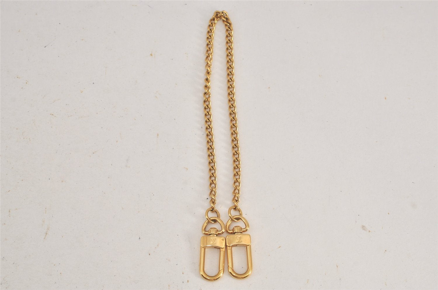 Authentic Louis Vuitton Chain Strap Gold 13.0