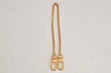 Authentic Louis Vuitton Chain Strap Gold 13.0" LV Box 3761L