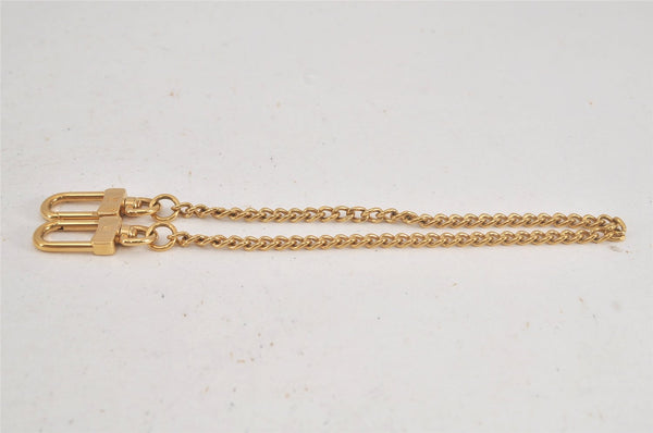 Authentic Louis Vuitton Chain Strap Gold 13.0" LV Box 3761L