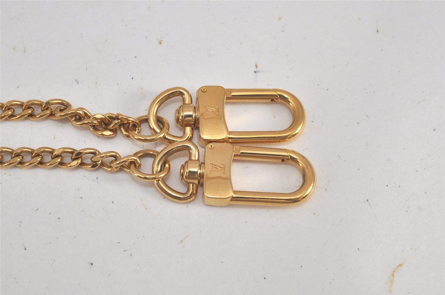 Authentic Louis Vuitton Chain Strap Gold 13.0