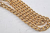 Authentic Louis Vuitton Chain Strap Gold 13.0" LV Box 3761L