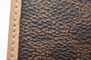 Authentic CELINE Macadam Blason Pattern Card Case PVC Leather Brown 3762K