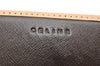 Authentic CELINE Macadam Blason Pattern Card Case PVC Leather Brown 3762K