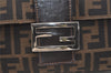 Authentic FENDI Zucca Mamma Baguette Shoulder Bag Canvas Leather Brown 3764J