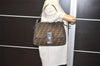 Authentic FENDI Zucca Mamma Baguette Shoulder Bag Canvas Leather Brown 3764J