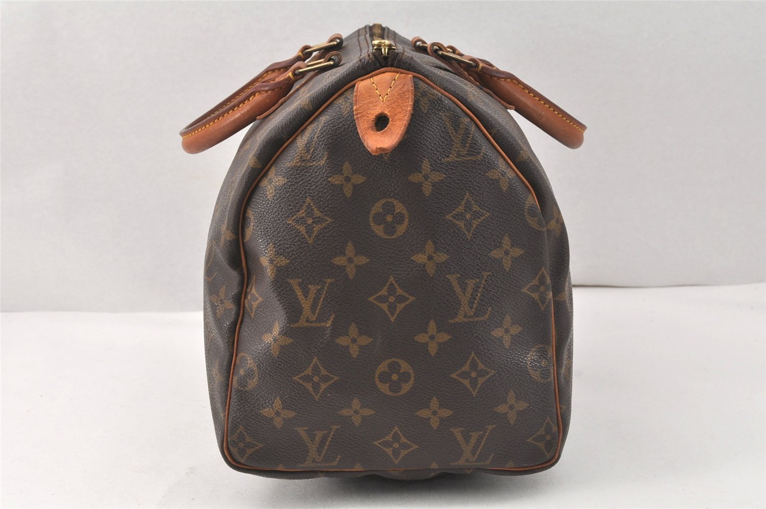 Authentic Louis Vuitton Monogram Speedy 30 Hand Boston Bag M41526 LV 3764K