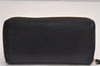 Authentic GUCCI GG Marmont Double G Long Wallet Leather 456117 Black Junk 3766J