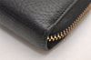 Authentic GUCCI GG Marmont Double G Long Wallet Leather 456117 Black Junk 3766J