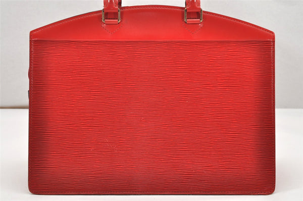 Authentic Louis Vuitton Epi Riviera Hand Bag Red M48187 LV Junk 3766K