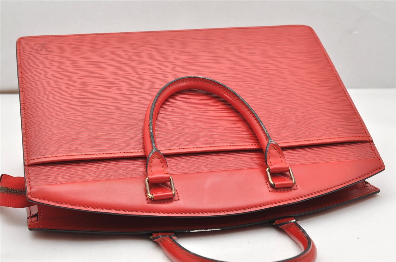 Authentic Louis Vuitton Epi Riviera Hand Bag Red M48187 LV Junk 3766K