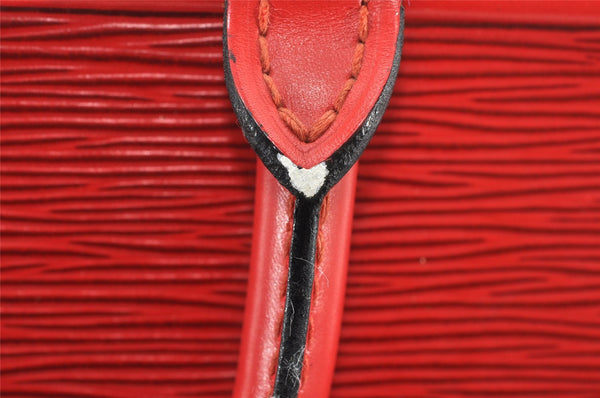 Authentic Louis Vuitton Epi Riviera Hand Bag Red M48187 LV Junk 3766K