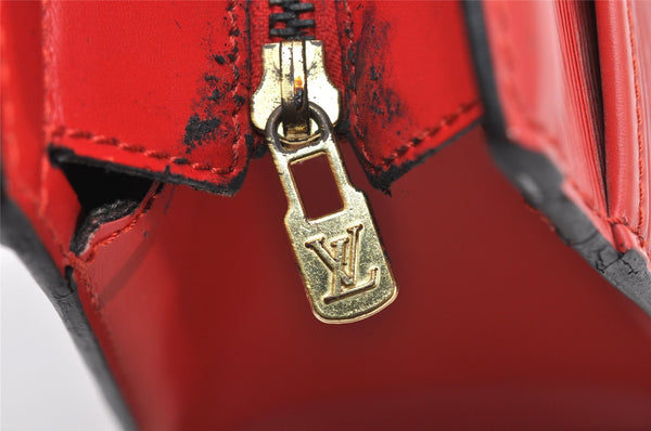 Authentic Louis Vuitton Epi Riviera Hand Bag Red M48187 LV Junk 3766K