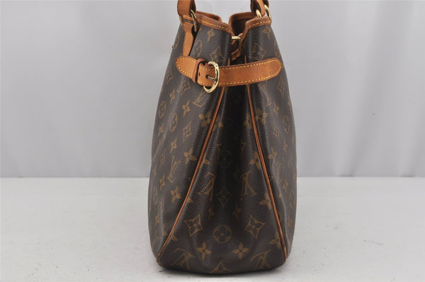 Authentic Louis Vuitton Monogram Batignolles Horizontal Tote Bag M51154 LV 3767J