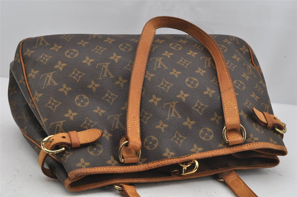 Authentic Louis Vuitton Monogram Batignolles Horizontal Tote Bag M51154 LV 3767J