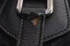 Authentic PRADA Tessuto Gaufre Nylon Leather Shoulder Hand Tote Bag Black 3768J